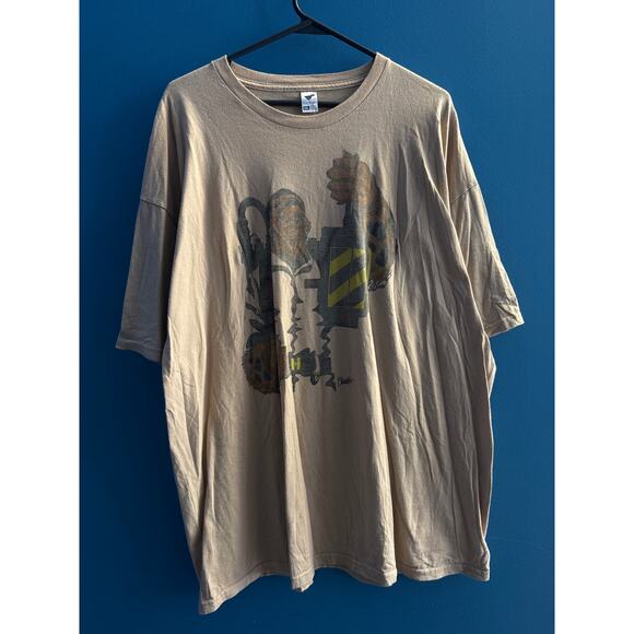 Tee Fury Star Wars Printed Brown Shirt Short Sleeve Men's Size XXL - Picture 1 of 3